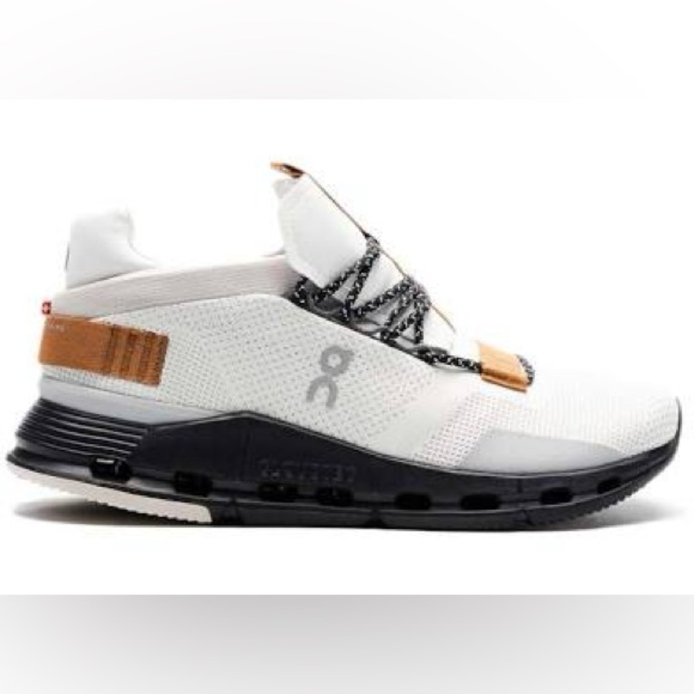 On Running Cloudnova White and Brown Men's Sneakers